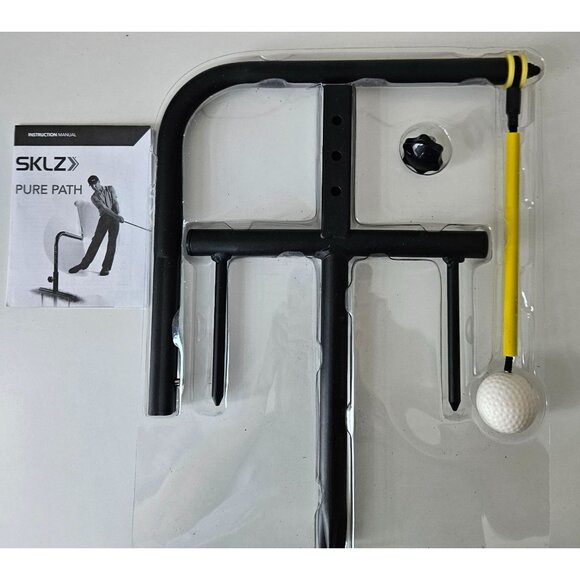 SKLZ Pure Path Visual Swing Path Trainer Golfers Path Finder Gold Practice - Picture 3 of 4